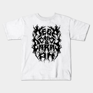 Keep Calm - Grunge Aesthetic - 90s Black Metal Kids T-Shirt